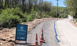 Kocaeli Gebze köylerinde hummalı yol çalışması sürüyor