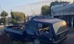 Düzce'de otomobil tıra çarptı!