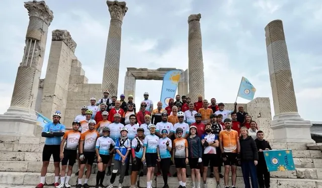 Bisiklet tutkunları, pedallarını TEGV’li çocuklara umut olmak için çevirdi