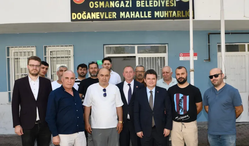 Bursa Osmangazi'de Başkan Aydın'ın durağı Doğanevler oldu