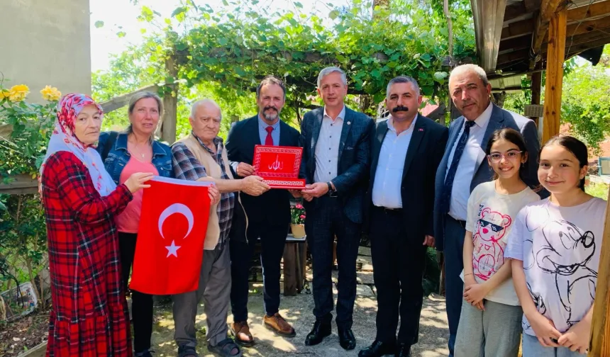 Kocaeli İzmit'te Kıbrıs Gazileri'ne vefa ziyareti
