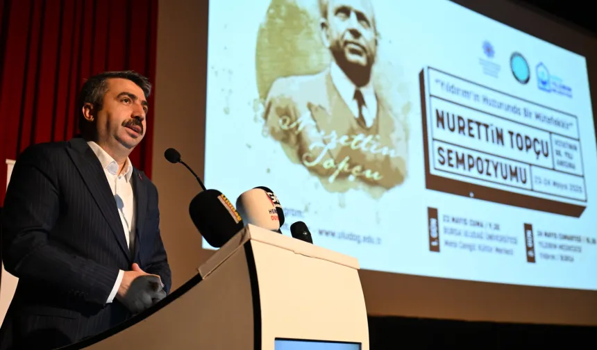 Mütefekkir Nurettin Topçu'ya Bursa Yıldırım'dan vefa