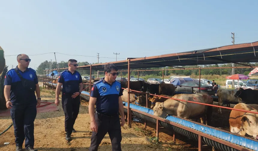 İzmir Çiğli'de kurban pazarına sıkı denetim