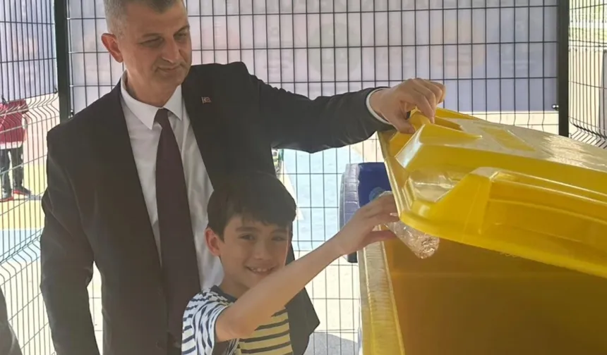 Kocaeli Gölcük'te öğrencilere sıfır atık eğitim sahası