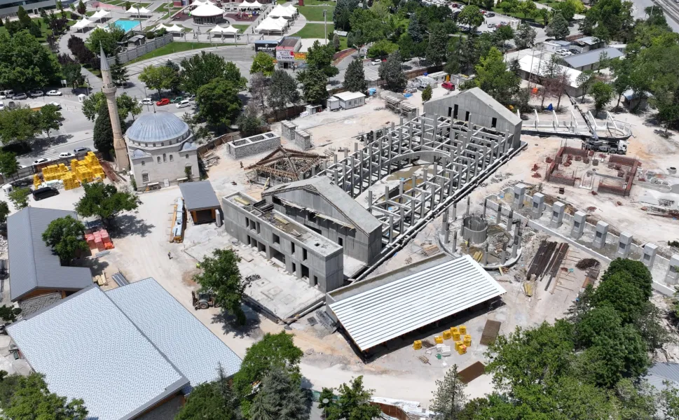 Konya’da sıfır karbon Şehir Kütüphanesi yükseliyor