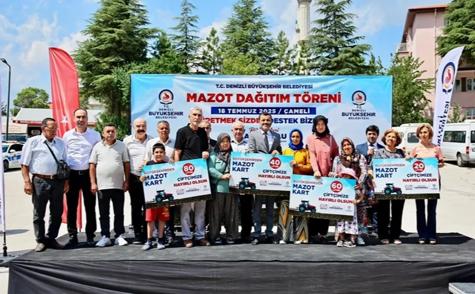 Denizli Büyükşehir'den üreticiye destek